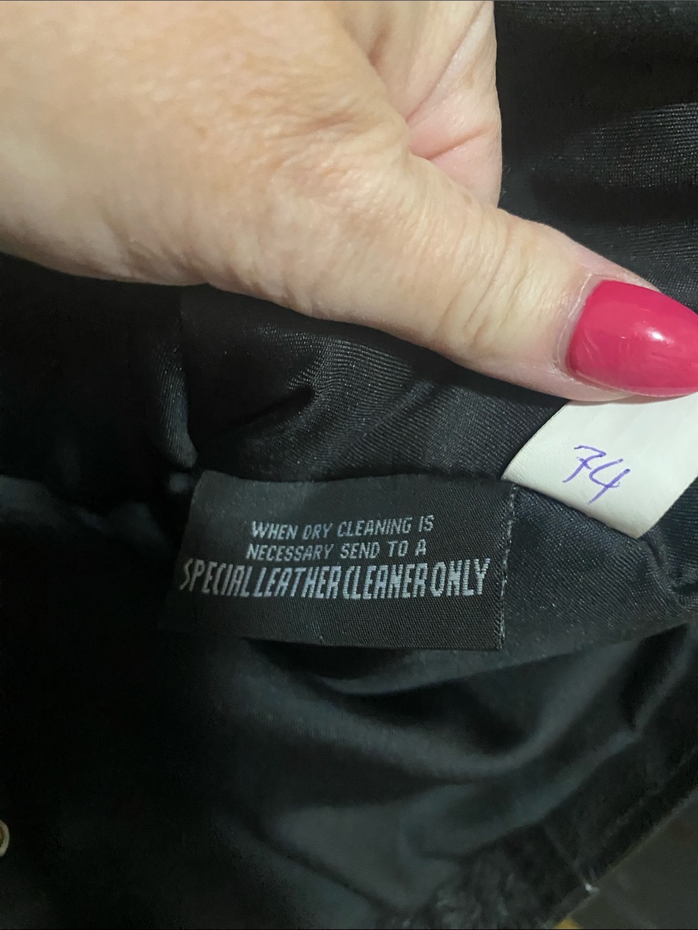 Wilson’s leather X Harley-Davidson Black Leather Biker Jacket with Wing Patch S - Picture 7 of 9